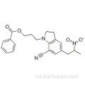 1- [3- (benzoiloxi) propil] -2,3-dihidro-5- (2-nitropropil) -1H-indol-7-carbonitrilo CAS 350797-56-7